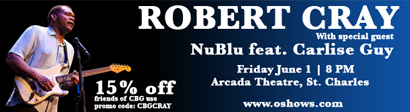 Robert Cray at the Arcada Theater
