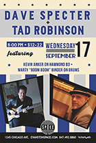 Dave Specter-Tad Robinson ad