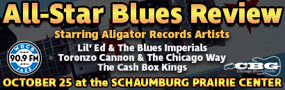 Alligator Records All-Star Blues Revue banner