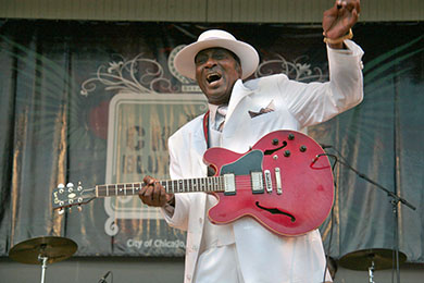 Eddy Clearwater white suit Jenn