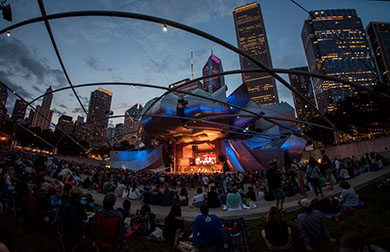 Jay Pritzker Pavillion by Roman