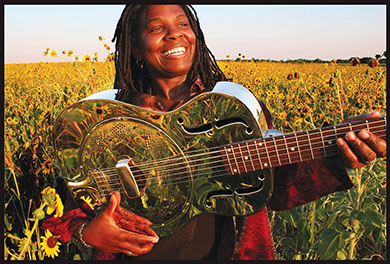 Ruthie Foster sunflowers