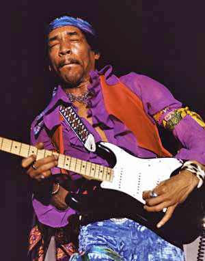 Jimi Hendrix color