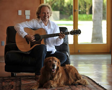 Lee Ritenour with doggy