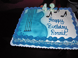 ronnie's birthday cake