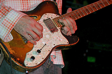 Tab Benoit's guitar