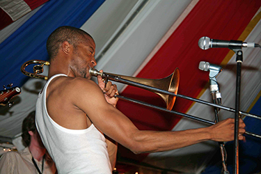 Trombone Shorty slides it