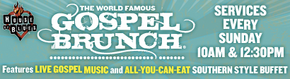 House of Blues Gospel Brunch Ad