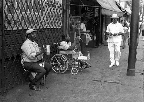 Man in wheechair Maxwell St.