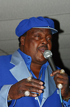 Artie Blues Boy White closeup